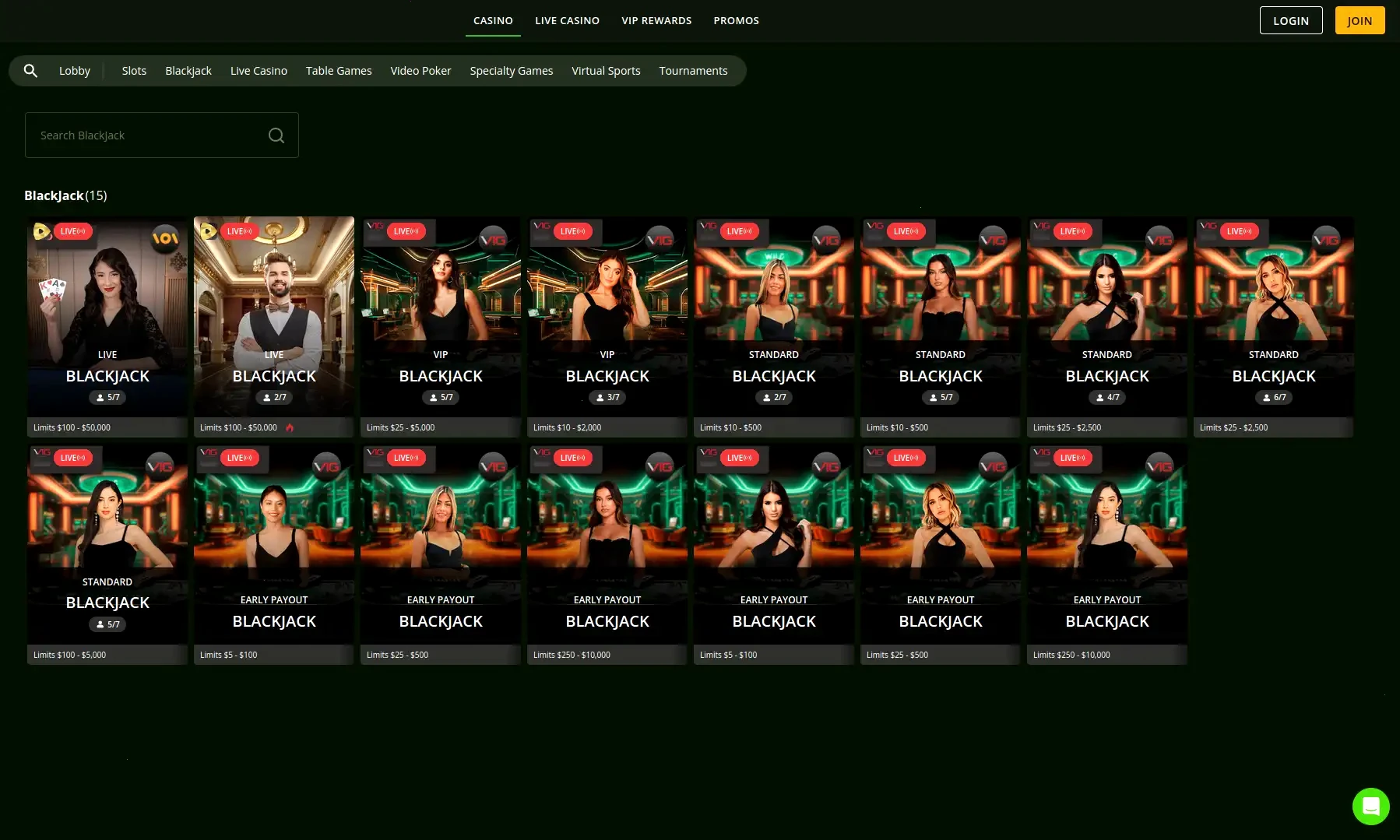 Schermata login Boomerang Casino da dispositivo mobile